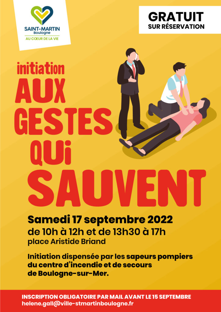 Initiation Aux Gestes Qui Sauvent - Ville De Saint-Martin-Boulogne