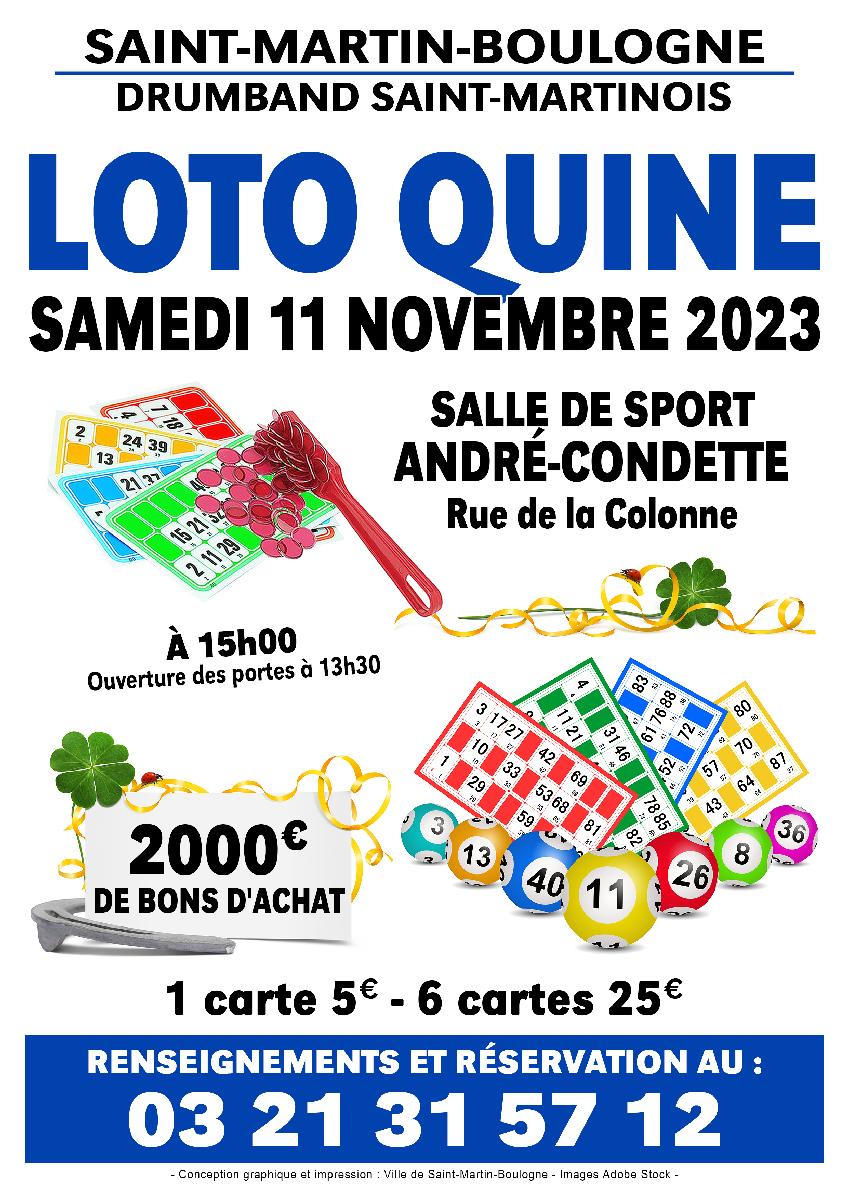 LOTO QUINE - La Capelle-lès-Boulogne